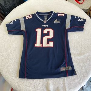 Authentic Tom Brady New England Patriots Nike Super Bowl 53 Jersey Mens Size S.